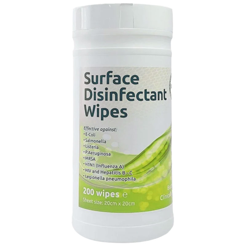 Surface Disinfection Wipes (Tub/200)
