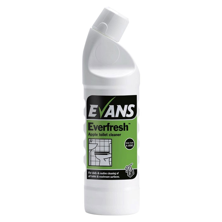 Evans Everfresh Apple Toilet Cleaner 1L (Case/6)