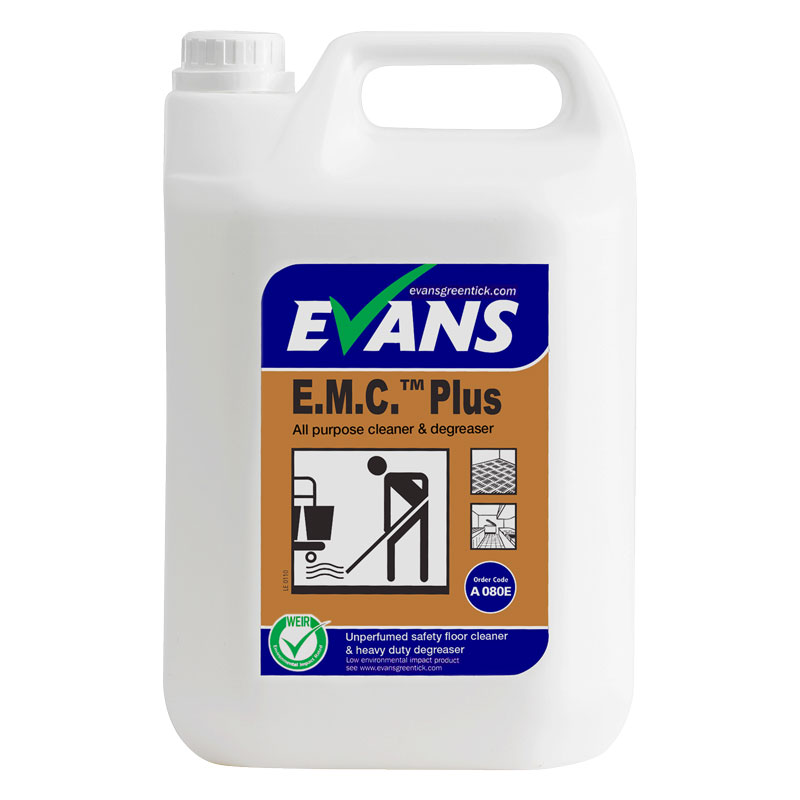 Evans E.M.C Plus All Purpose Cleaner & Degreaser 5L (Case/2)