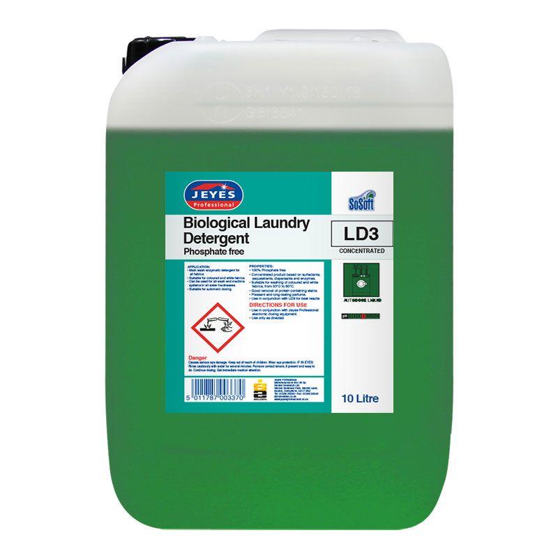 Jeyes LD3 Biological Laundry Detergent 10L