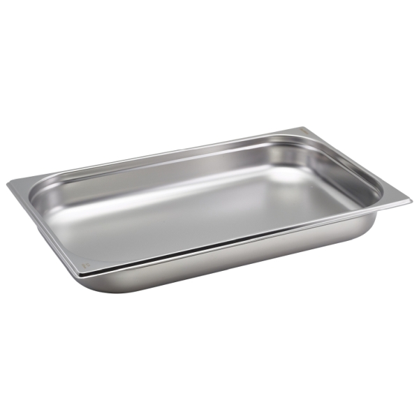 1/1 Stainless Steel Gastronorm - 100mm Deep