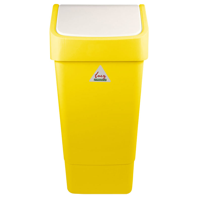 Swing Top Bin Yellow 50L
