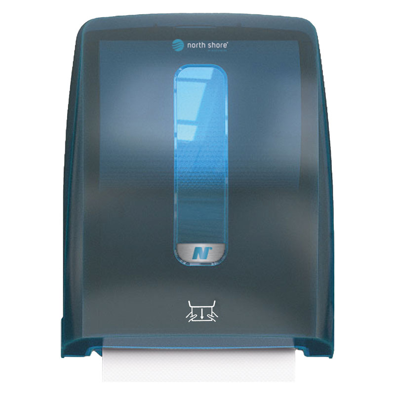 North Shore Hands Free Hand Towel Roll Dispenser Blue