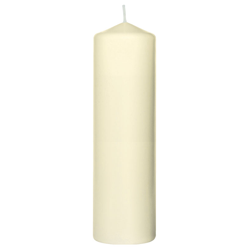 Cream Pillar Candle 70x220mm (Case/10)
