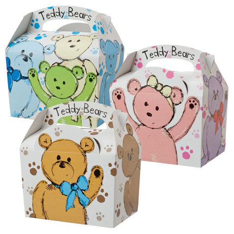 Children's Meal Box - Teddy Bear Design (Case/250)