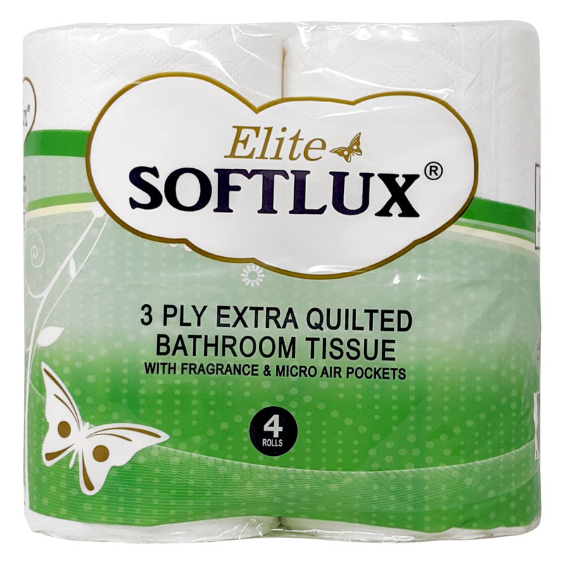 Softlux Extra Embossed 3ply Fragranced Toilet Rolls (Case/40)