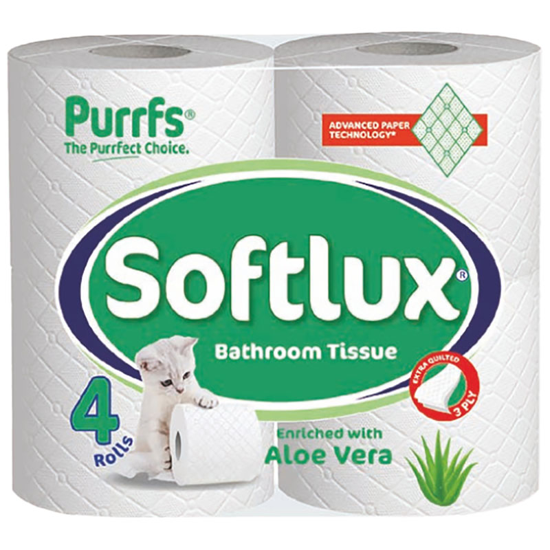 Softlux Extra Embossed 3ply Fragranced Toilet Rolls (Case/40)