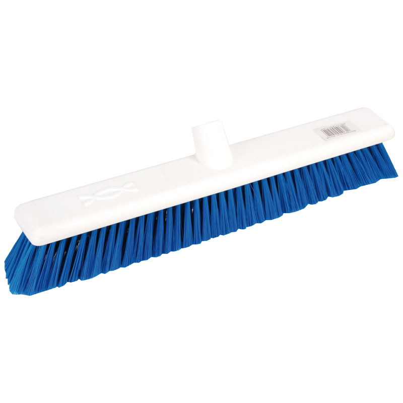 18" Soft Blue Hygiene Broom Head
