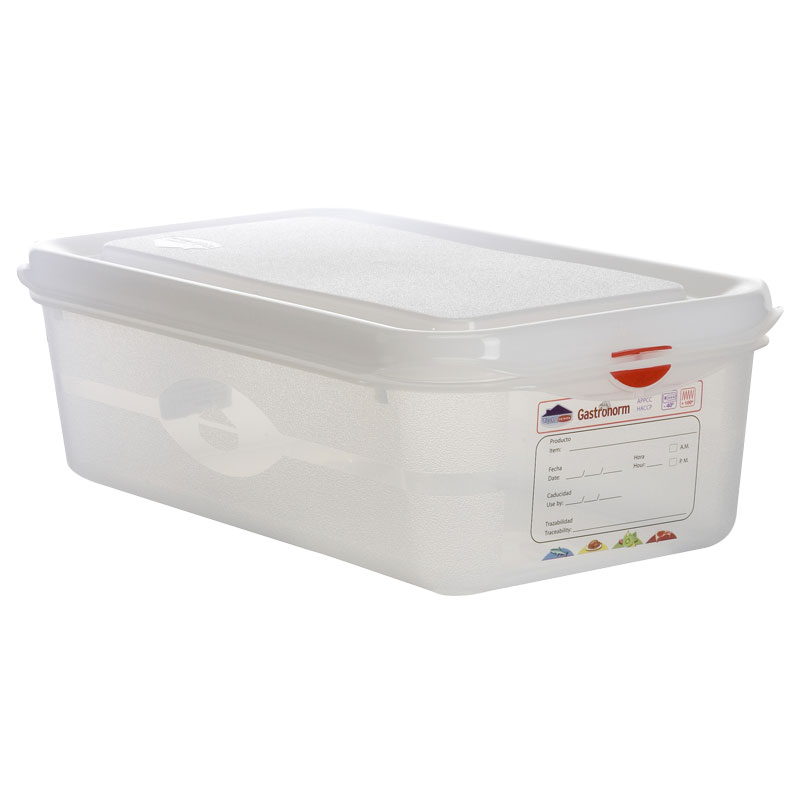 Gastronorm Storage Container 1/3 Size 100mm Depth (Case/6)