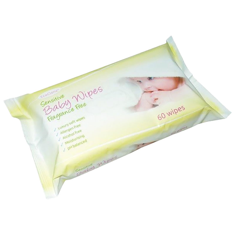 Extra Sensitive Baby Wipes Fragrance Free - 60 per Pack (Case/12)