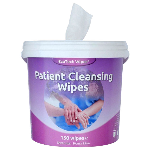 Patient Cleansing Medical Wipes (Tub/150)