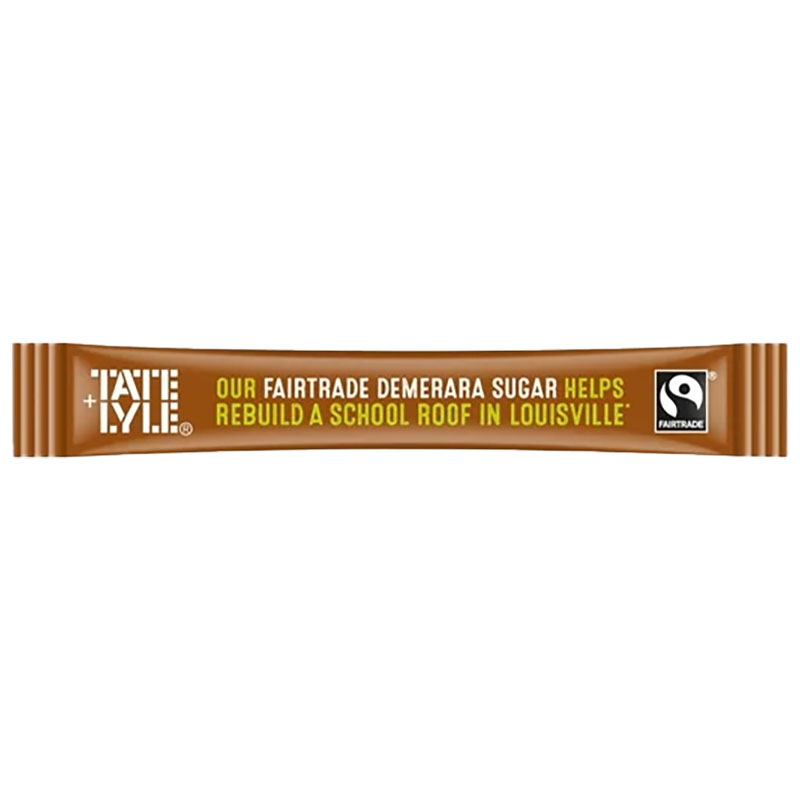 Fairtrade Brown Sugar Sticks (Case/1,000)