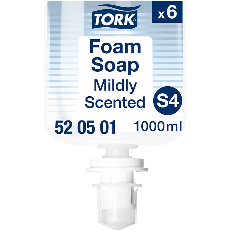 Tork Mildly Scented Foam Soap S4 5205011L (Case/6)