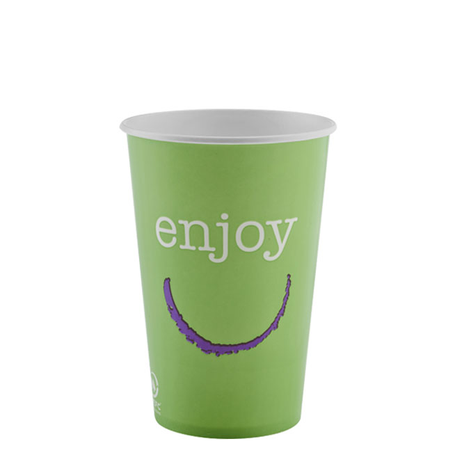16oz 'Enjoy' Cold Paper Cups (Case/1,000)