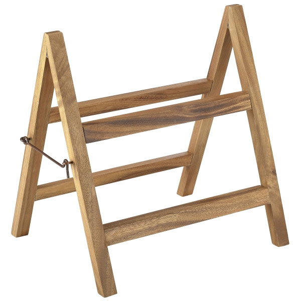 ACACIA WOOD DISPLAY STAND 38x30x40CM