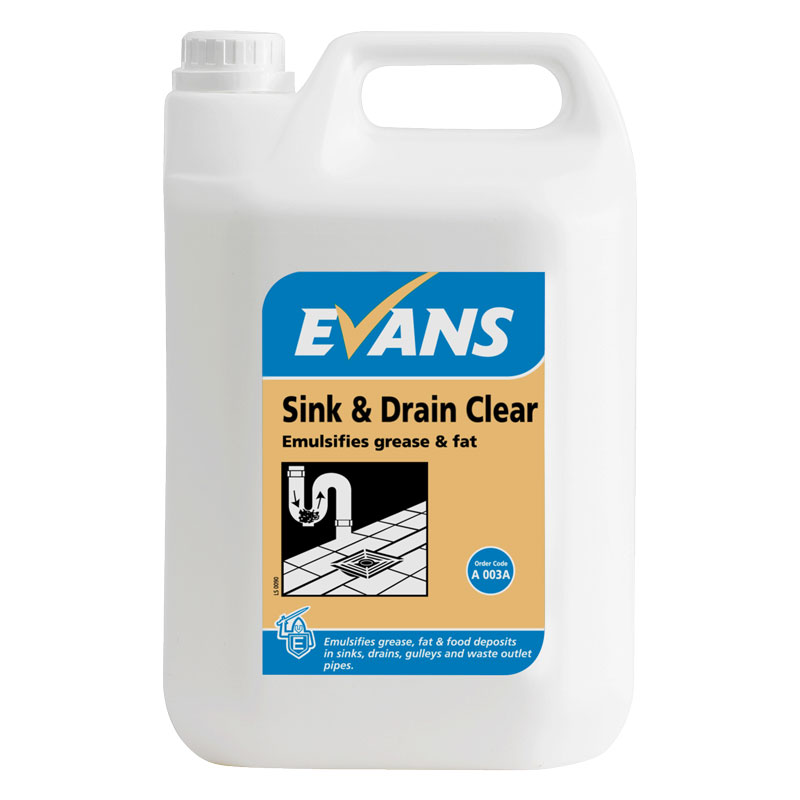 Evans Sink & Drain Cleaner 2.5L (Case/4)