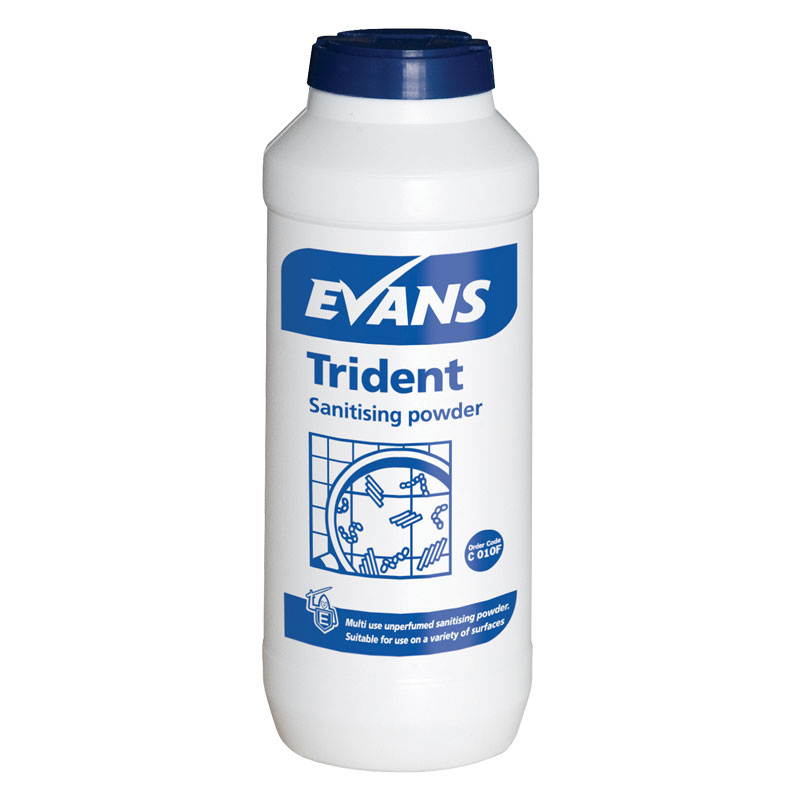 Evans Trident Sanitising Powder 500g (Case/12)