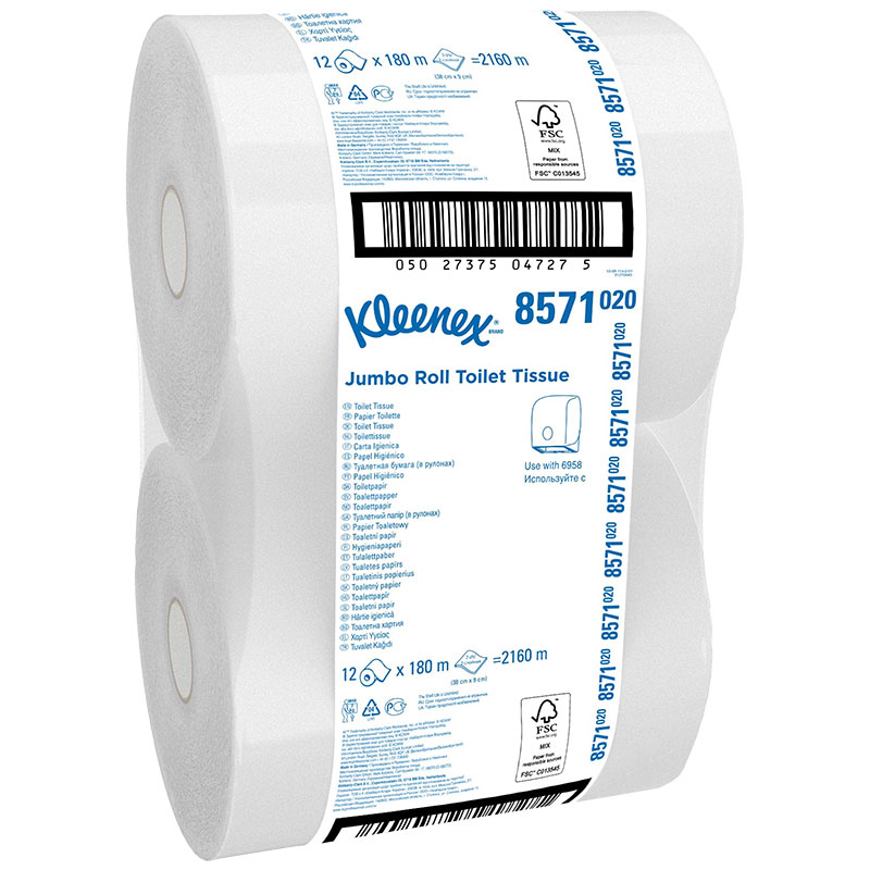 Kleenex® Jumbo Roll Toilet Tissue 8571 (Case/6)