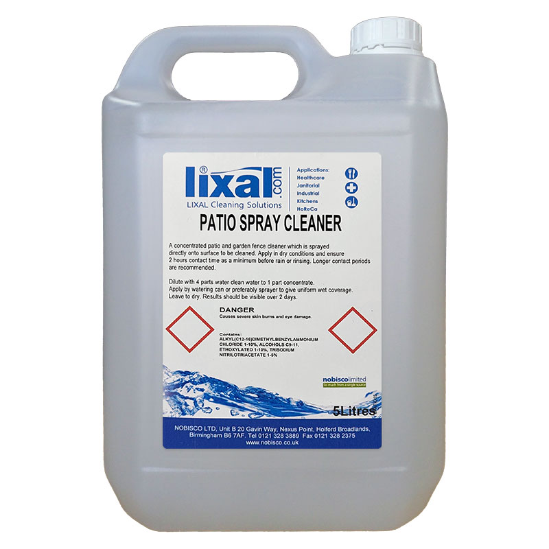 Lixal Patio Spray Cleaner Moss & Algae Remover 5L