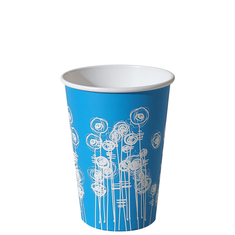 7oz Blue 'Aqua Swirl' Paper Water Cup (Case/2,000)