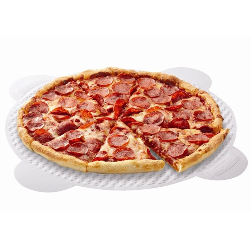 10" Perfect Crust Circle Embossed Pizza Liner (Case/250)