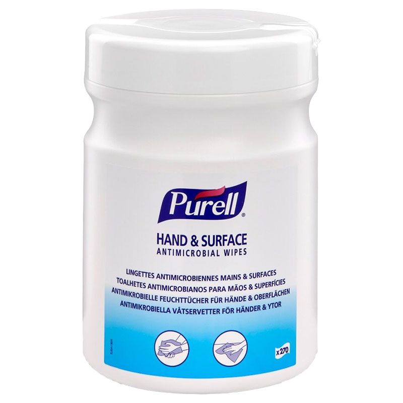 Purell Hand & Surface Antimicrobial Wipes x 270 (Case/6)