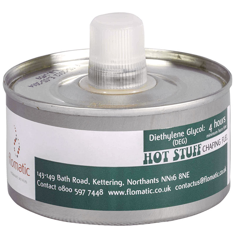 4 Hour DEG Chafing Fuel with Wick (Case/24)