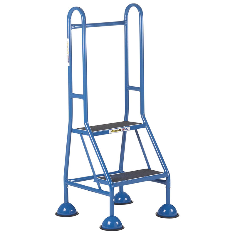 Climb-It UK Domed Feet Handy Steps with Full Handrail