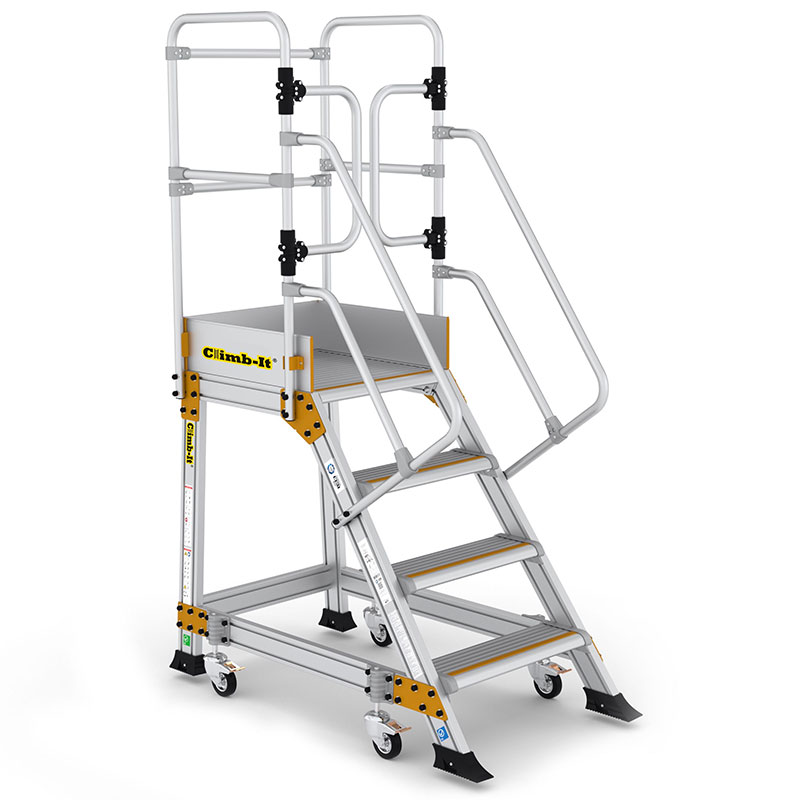 Climb-It 4 Tread Weight Reactive Safety Steps