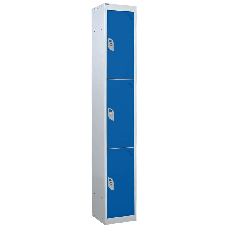 3 Tier Locker 1800x300x300mm Dark Blue