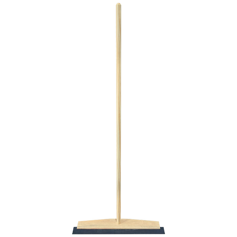 24" Wood Back Rubber Squeegee With Handle