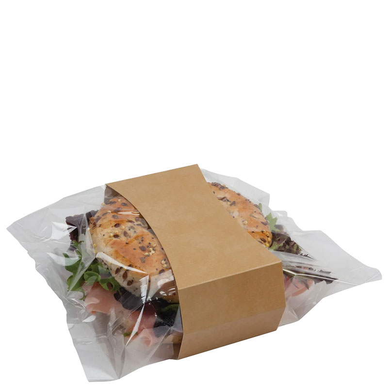 Kraft Clasp Seal Pie Sleeve (Case/500)