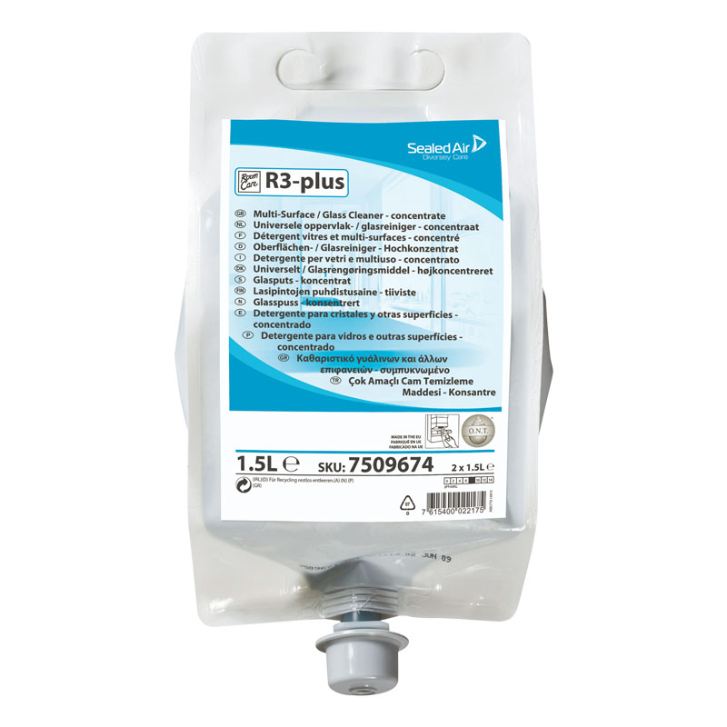 Roomcare R3+ Glass Cleaner Divermite System 1.5L (Case/2)
