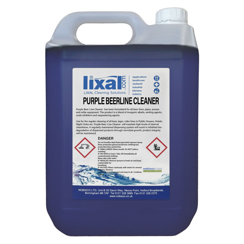Lixal Purple Beerline Cleaner 5L (Case/2)
