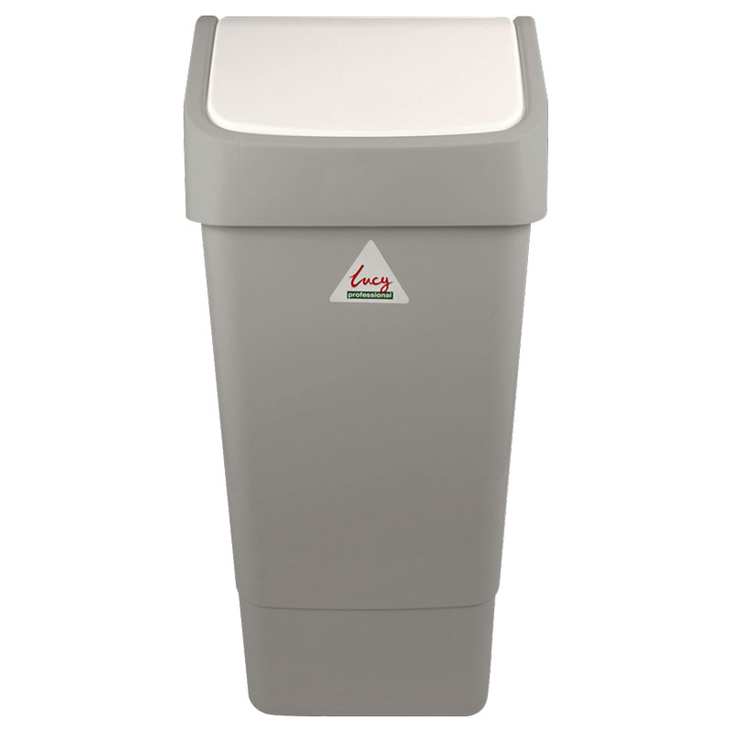 Swing Top Bin Grey 50L