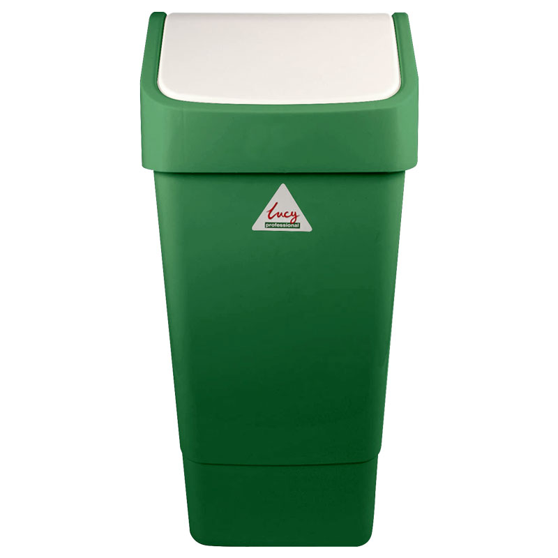 Swing Top Bin Green 50L