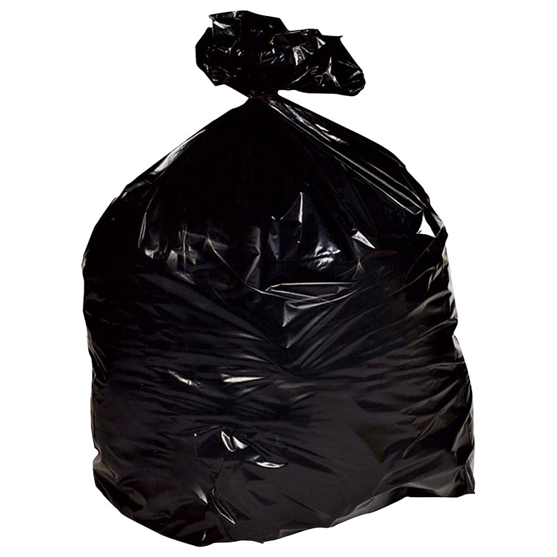 Black Refuse Sacks 18x29x39" Heavy Duty Jasper (Case/200)