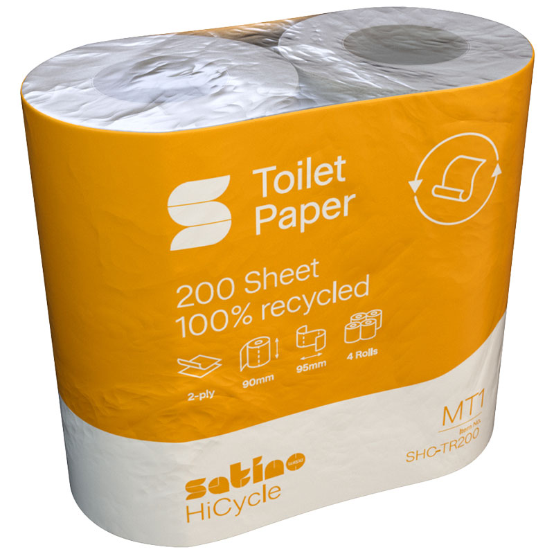 Standard 2ply Toilet Roll 200 Sheet (Case/36)