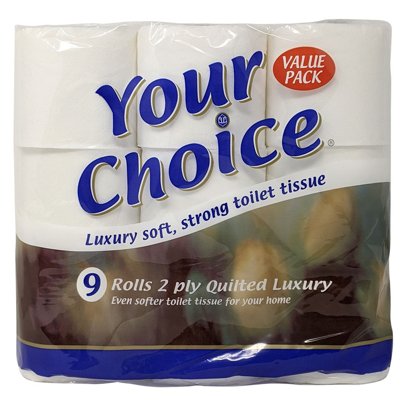 Your Choice 2ply Luxury Toilet Rolls (Case/40)