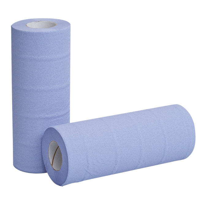 10" 2ply Blue Hygiene Rolls (Case/24)