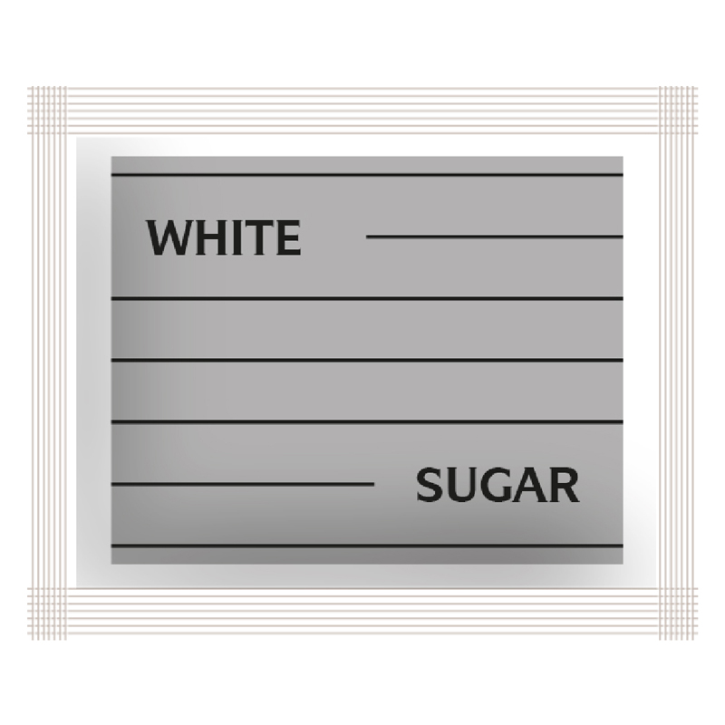 White Sugar Sachets (Case/1,000)