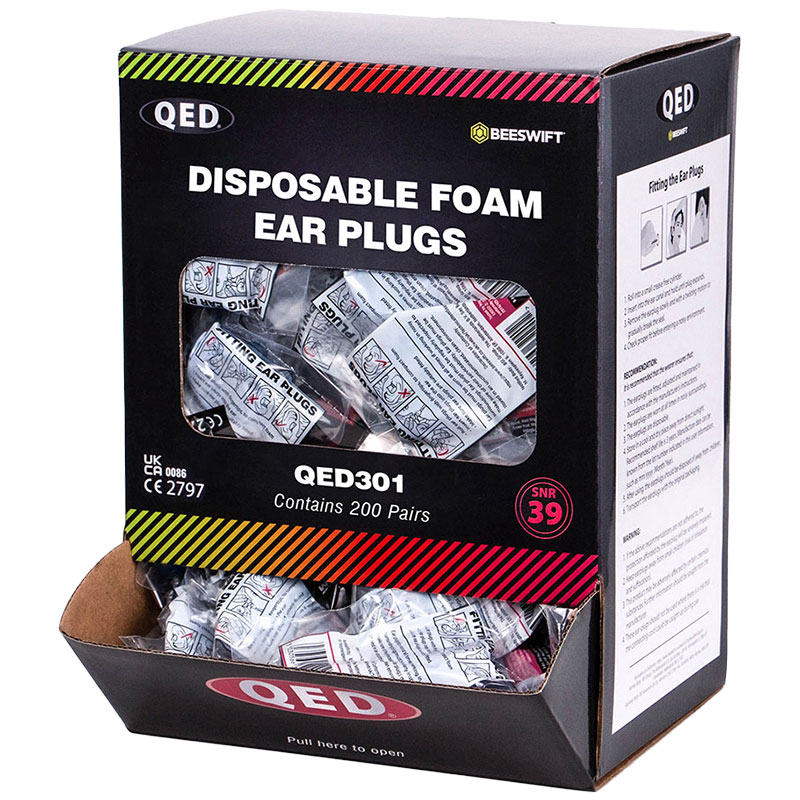 Disposable Foam Ear Plugs Blue (200/Case)