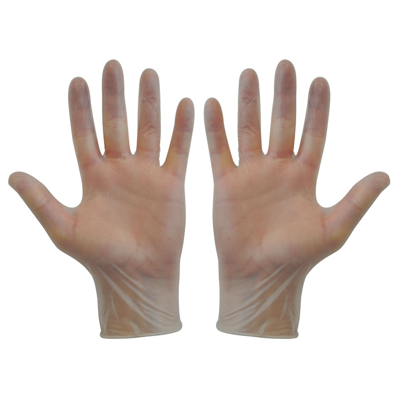 Clear Vinyl Powder Free Gloves Small (Pack/100)