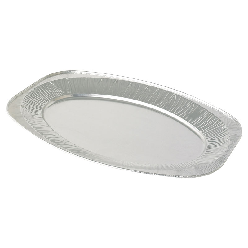 14" Oval Foil Platter (Case/50)