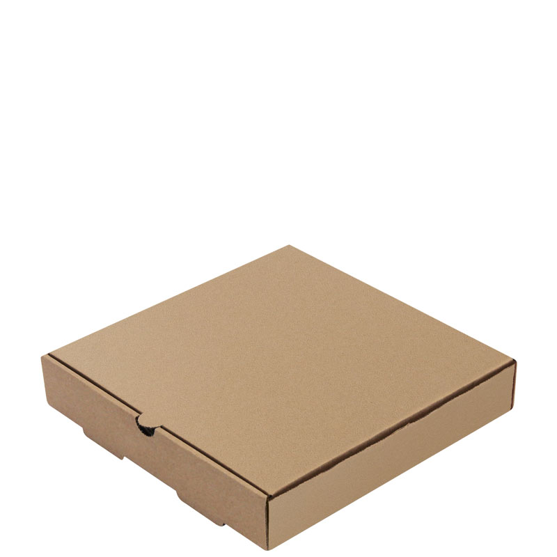 10" Plain Kraft Pizza Boxes (Case/100)