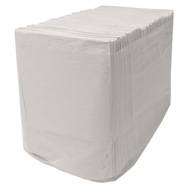 1ply White Dispenser Napkins 9x12cm Folded (Case/6,000)