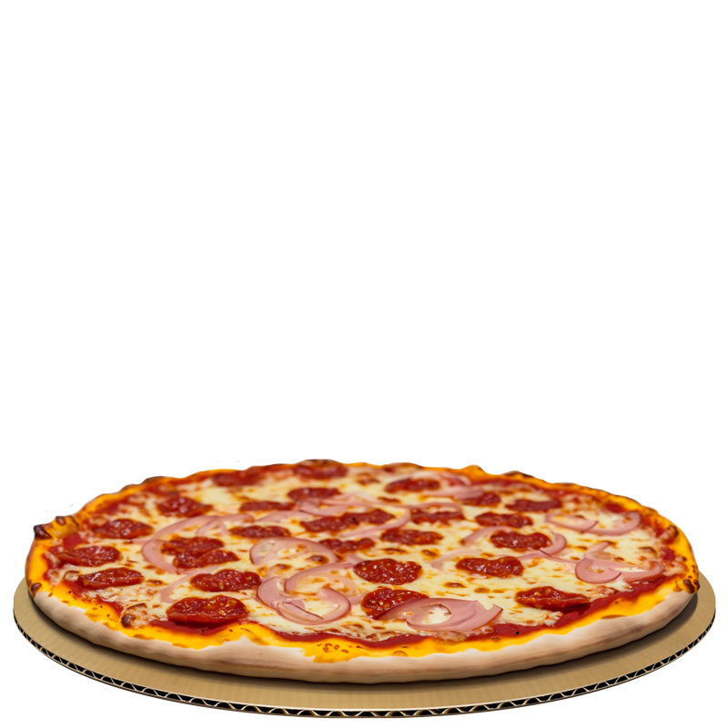 14" Corrugated Cardboard Pizza Disc