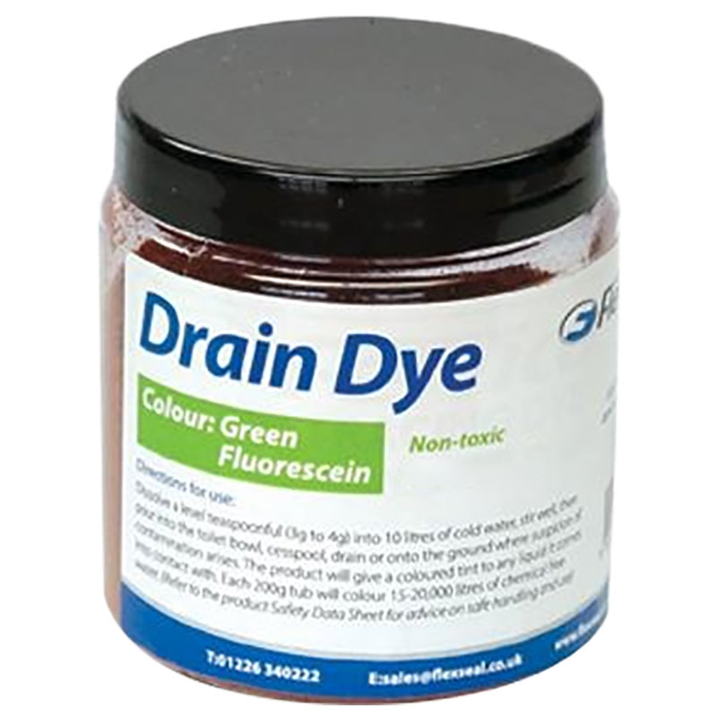 Drain Testing Dye Green 1kg