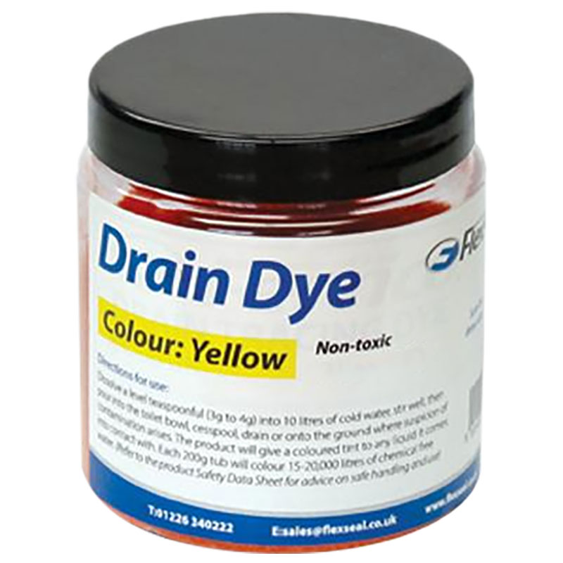 Drain Testing Dye Yellow 1kg