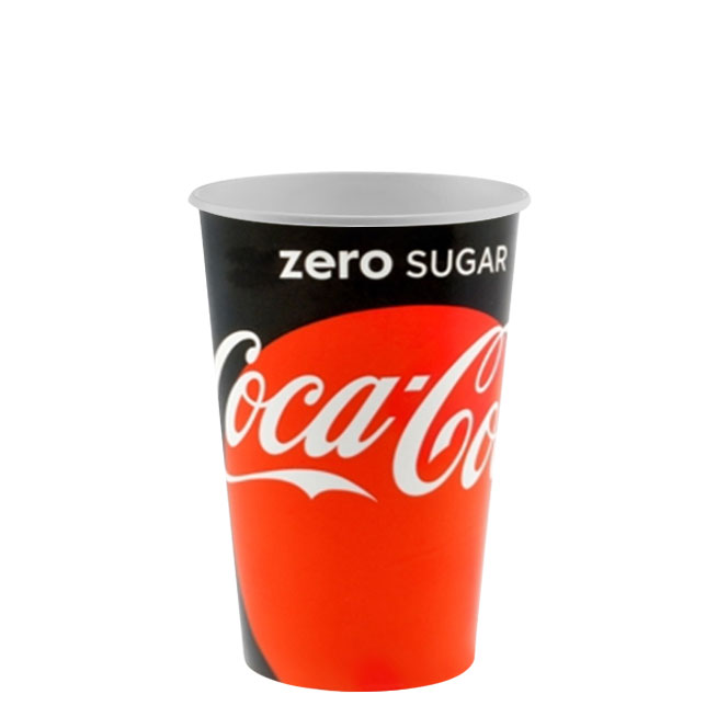 16oz 'Coke Zero' Cold Paper Cups (Case/1,000)